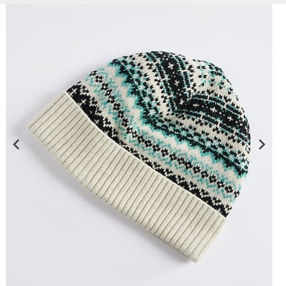 Jjill Fair Isle Hat in Oatmeal Heather Multi
